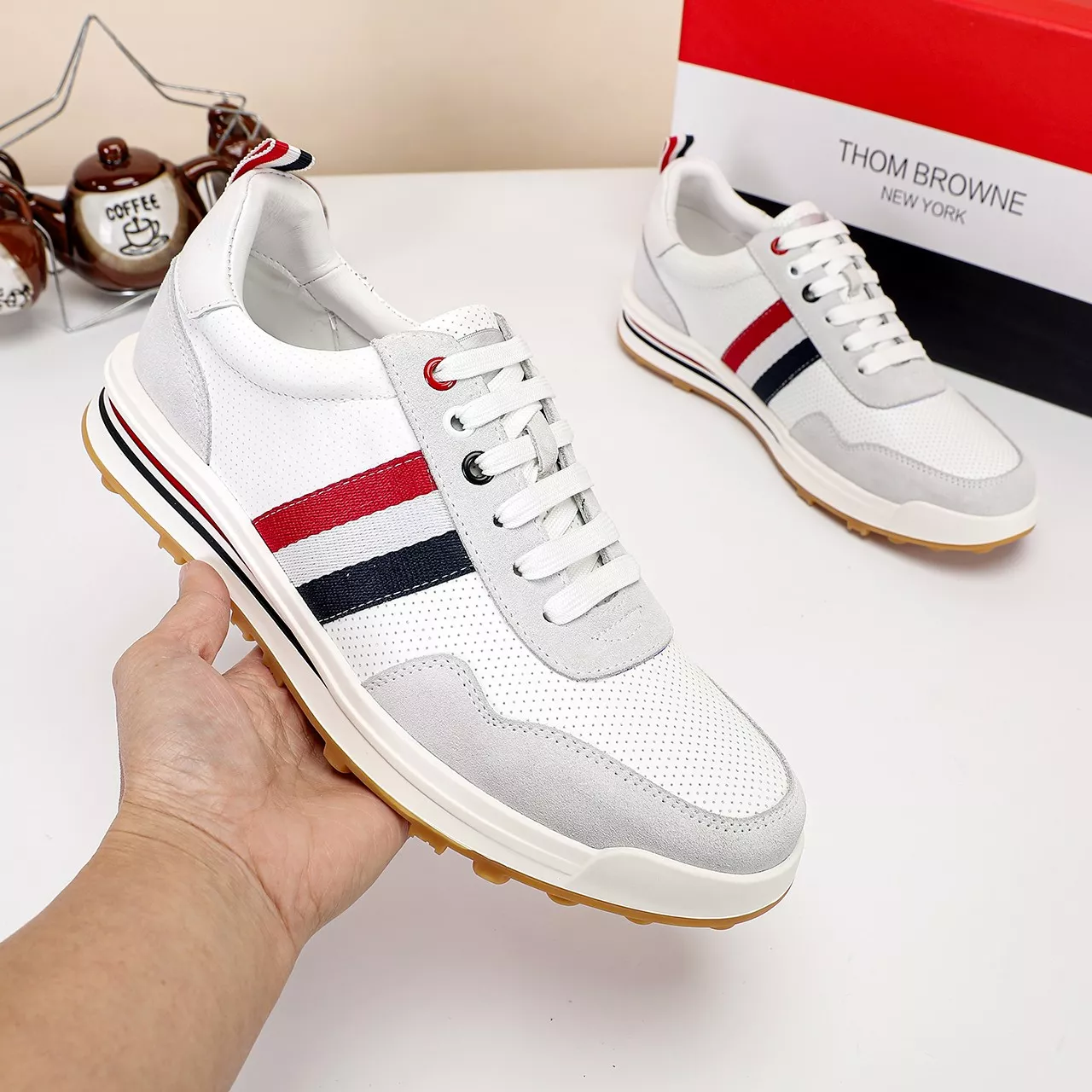 Classic 3414 Thom Browne TB Casual Shoes For Men