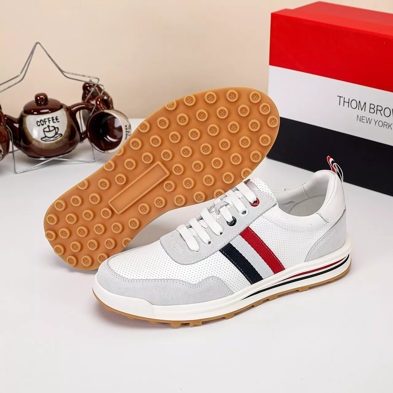 Classic 3414 Thom Browne TB Casual Shoes For Men
