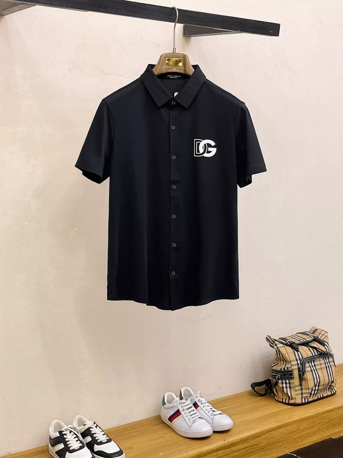 Classic 3426 Dolce & Gabbana D&G Shirts Short Sleeved For Men