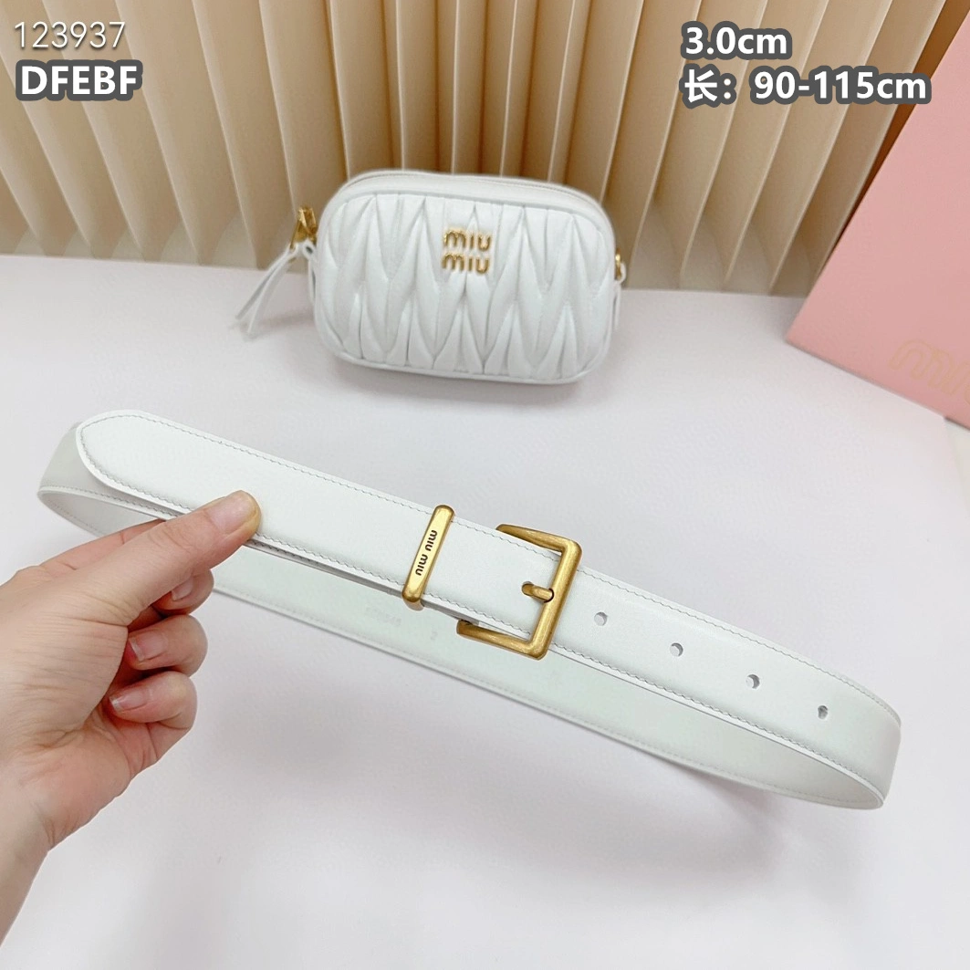 Classic 4080 MIU MIU AAA Quality Belts For Women