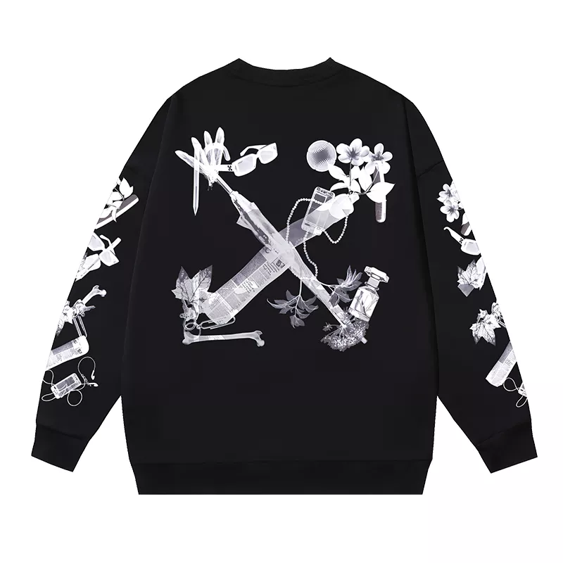 Classic 4207 Off-White Hoodies Long Sleeved For Unisex
