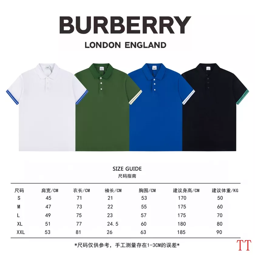 Classic 4217 Burberry T-Shirts Short Sleeved For Unisex