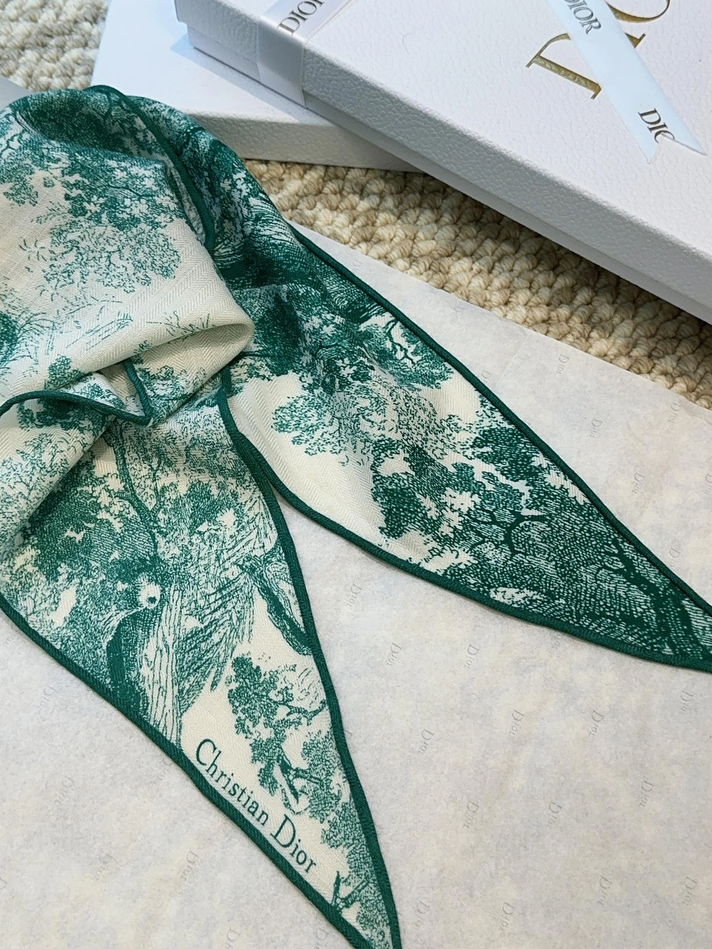 Classic 4390 Christian Dior Silk Scarf