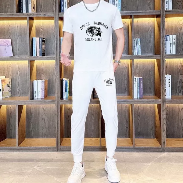 Classic 4811 Dolce & Gabbana D&G Tracksuits Short Sleeved For Men