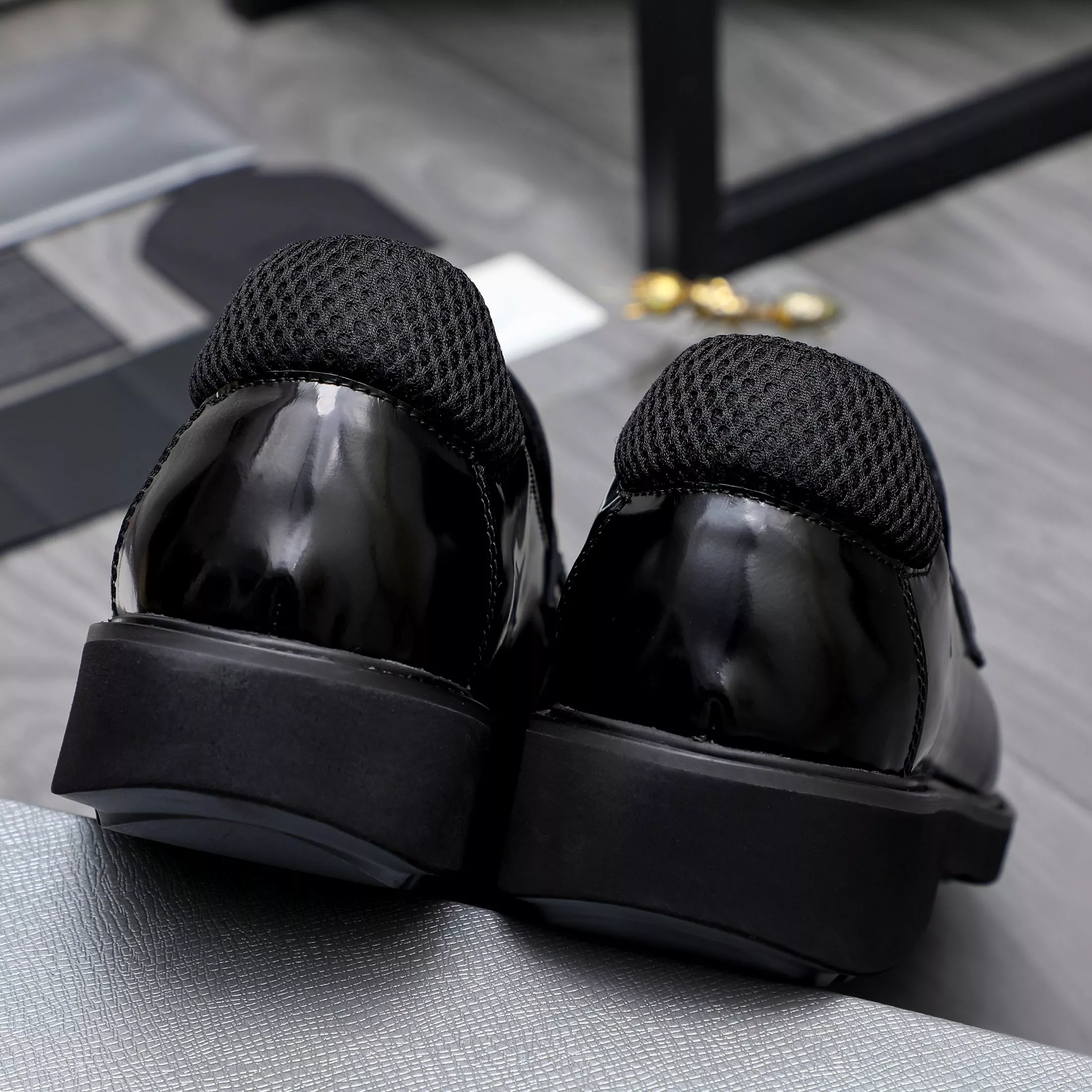 Classic 5007 Prada Leather Shoes For Men