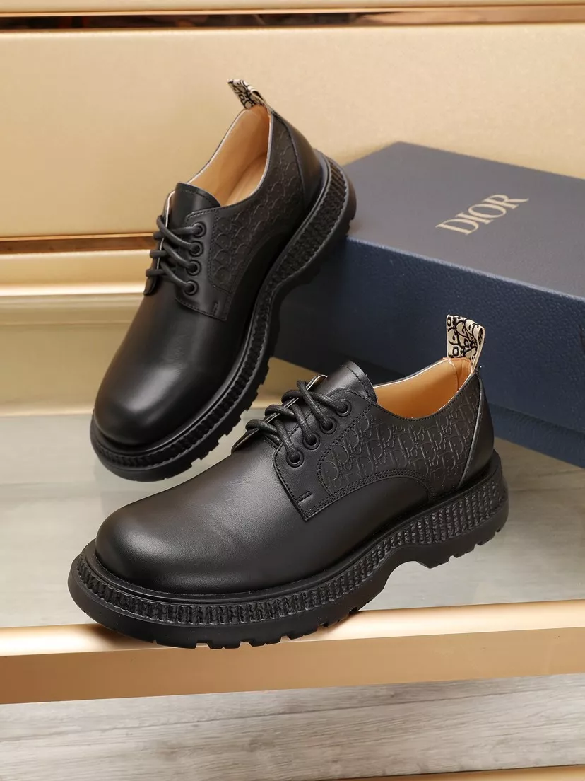 Classic 5020 Christian Dior Leather Shoes For Men