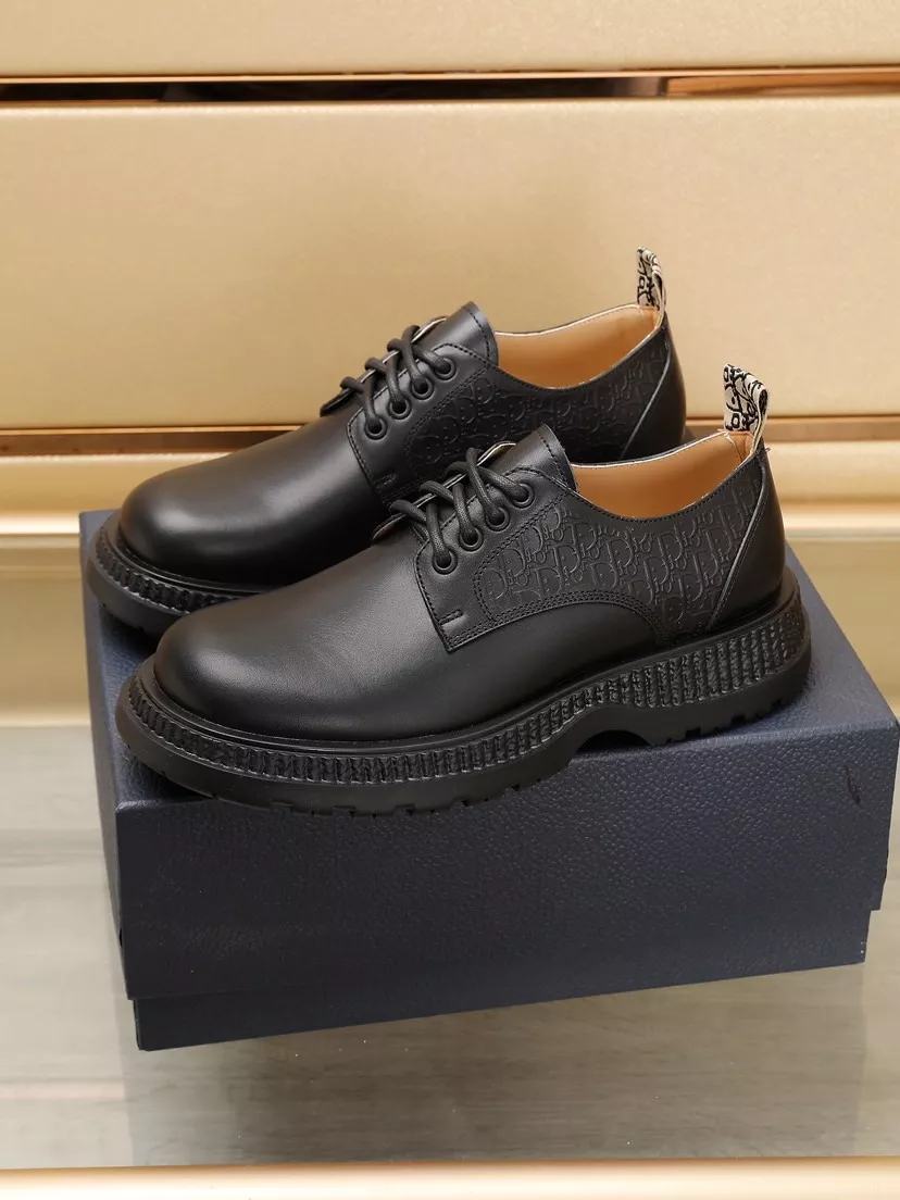 Classic 5020 Christian Dior Leather Shoes For Men