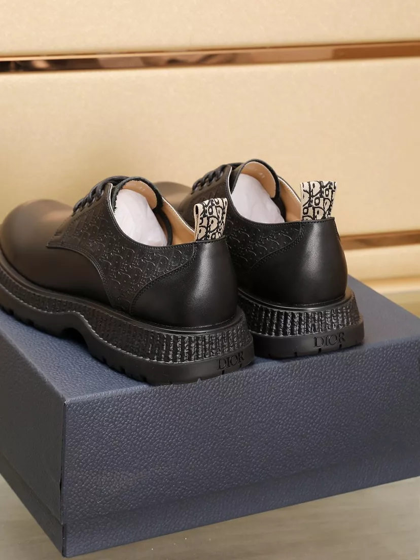 Classic 5020 Christian Dior Leather Shoes For Men