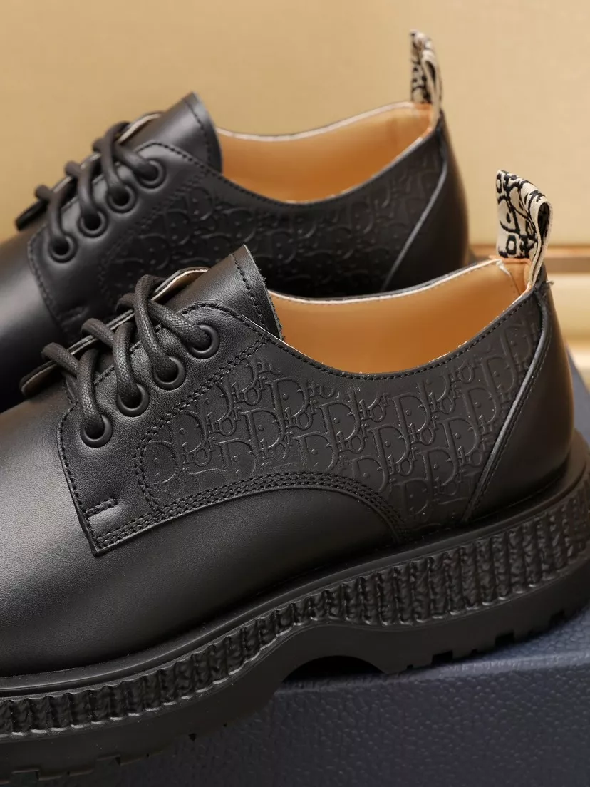 Classic 5020 Christian Dior Leather Shoes For Men