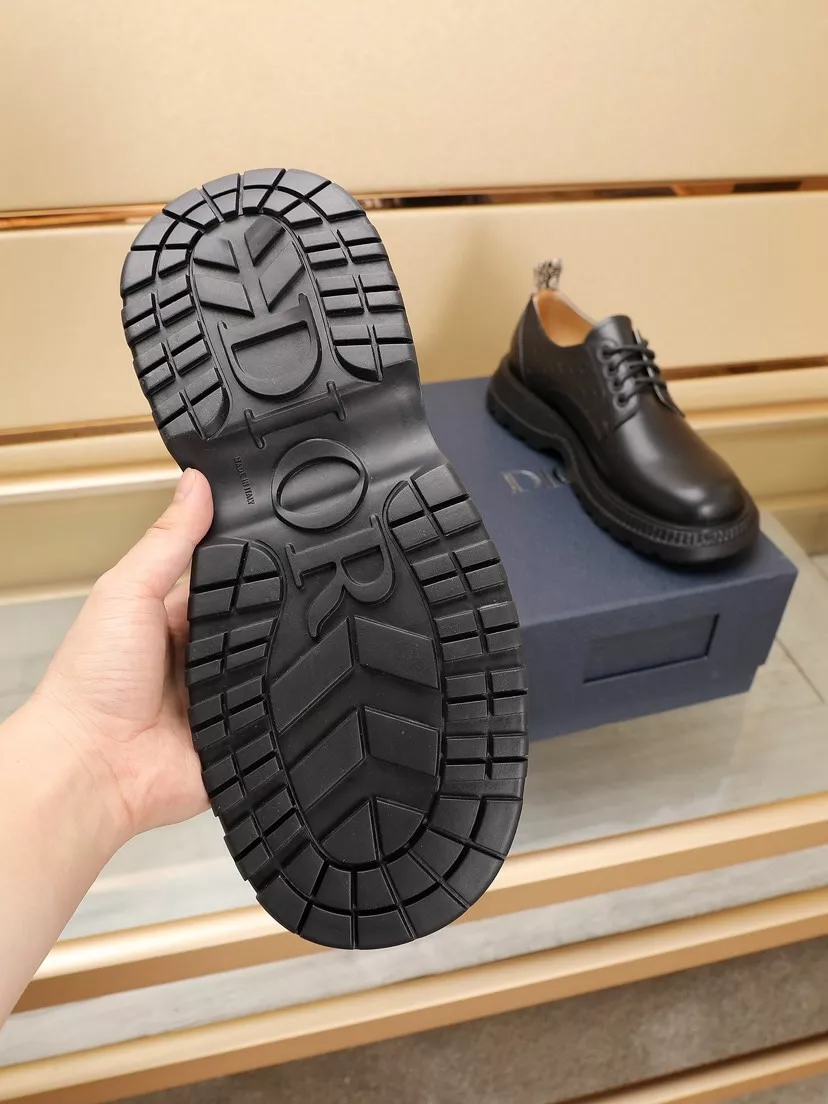 Classic 5020 Christian Dior Leather Shoes For Men