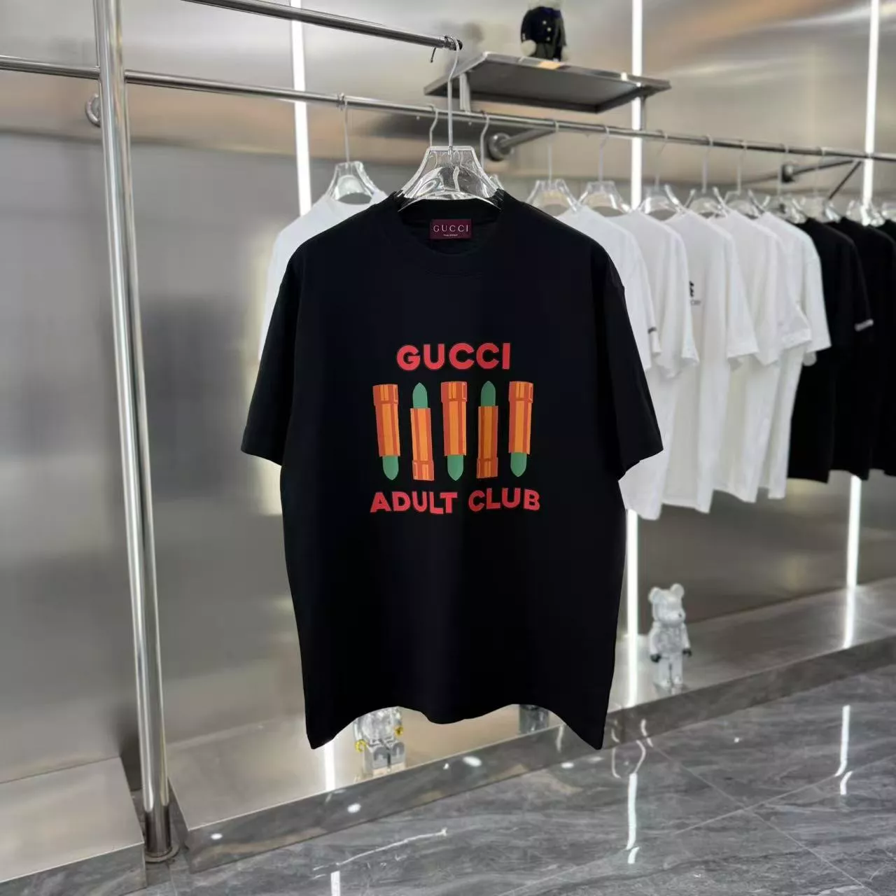 Classic 5182 Gucci T-Shirts Short Sleeved For Unisex