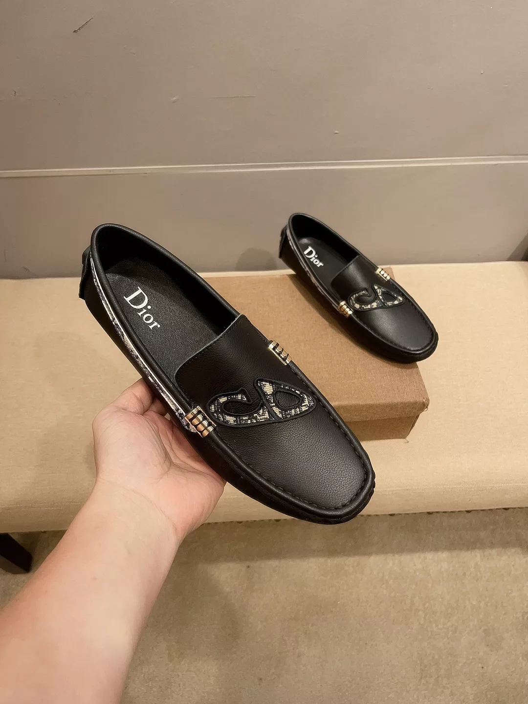 Classic 527 Christian Dior Leather Shoes For Men