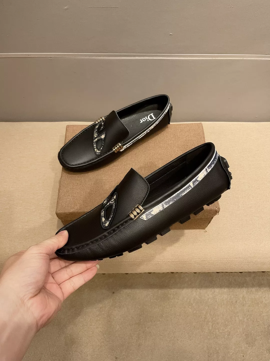 Classic 527 Christian Dior Leather Shoes For Men