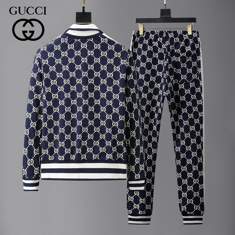 Classic 5768 Gucci Tracksuits Long Sleeved For Men