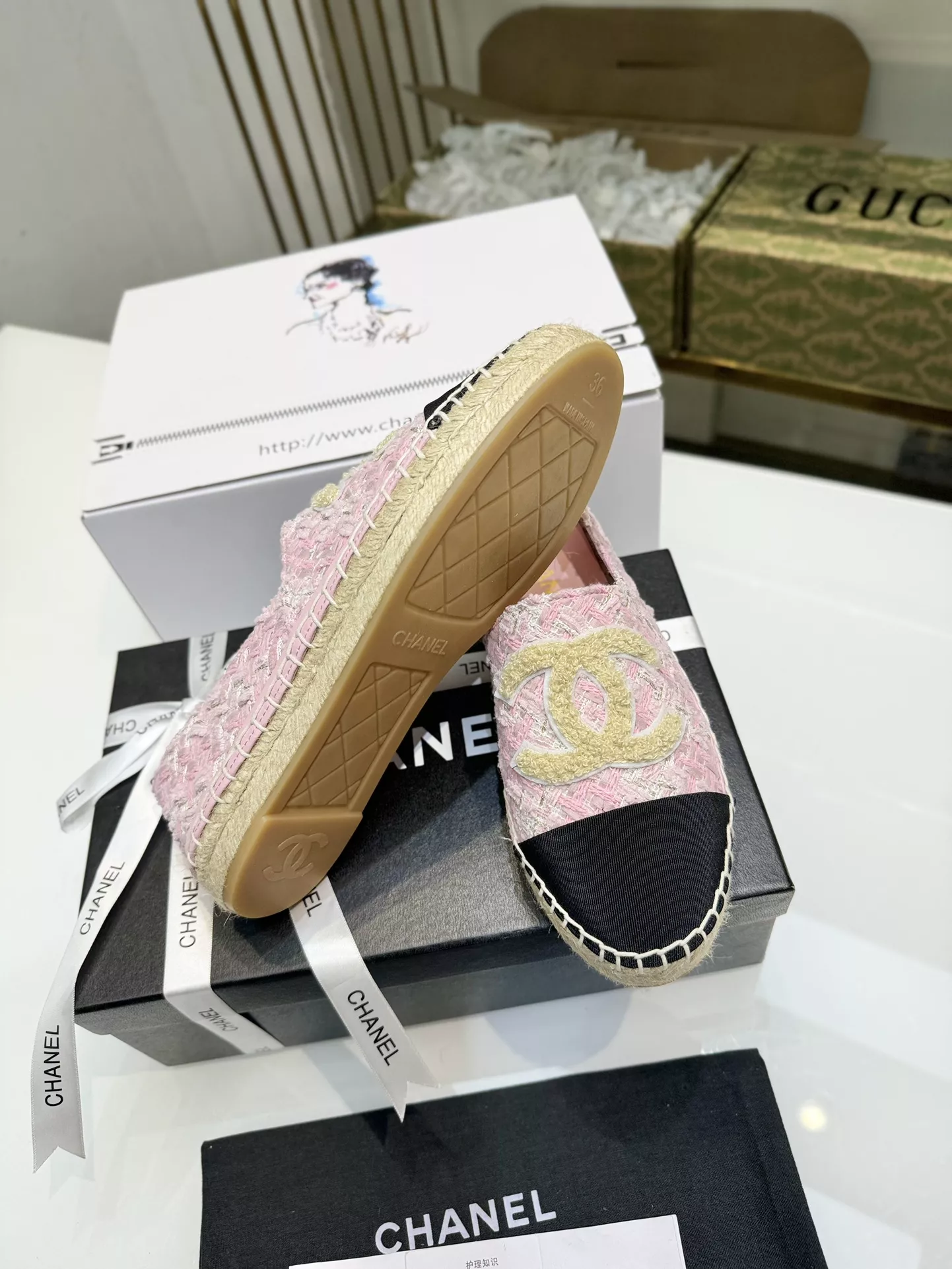 Classic 5806 Chanel Flat Shoes For Women