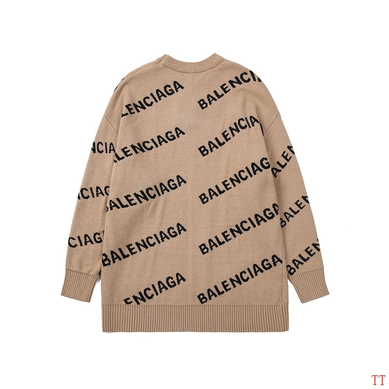 Classic 5956 Balenciaga Sweaters Long Sleeved For Men
