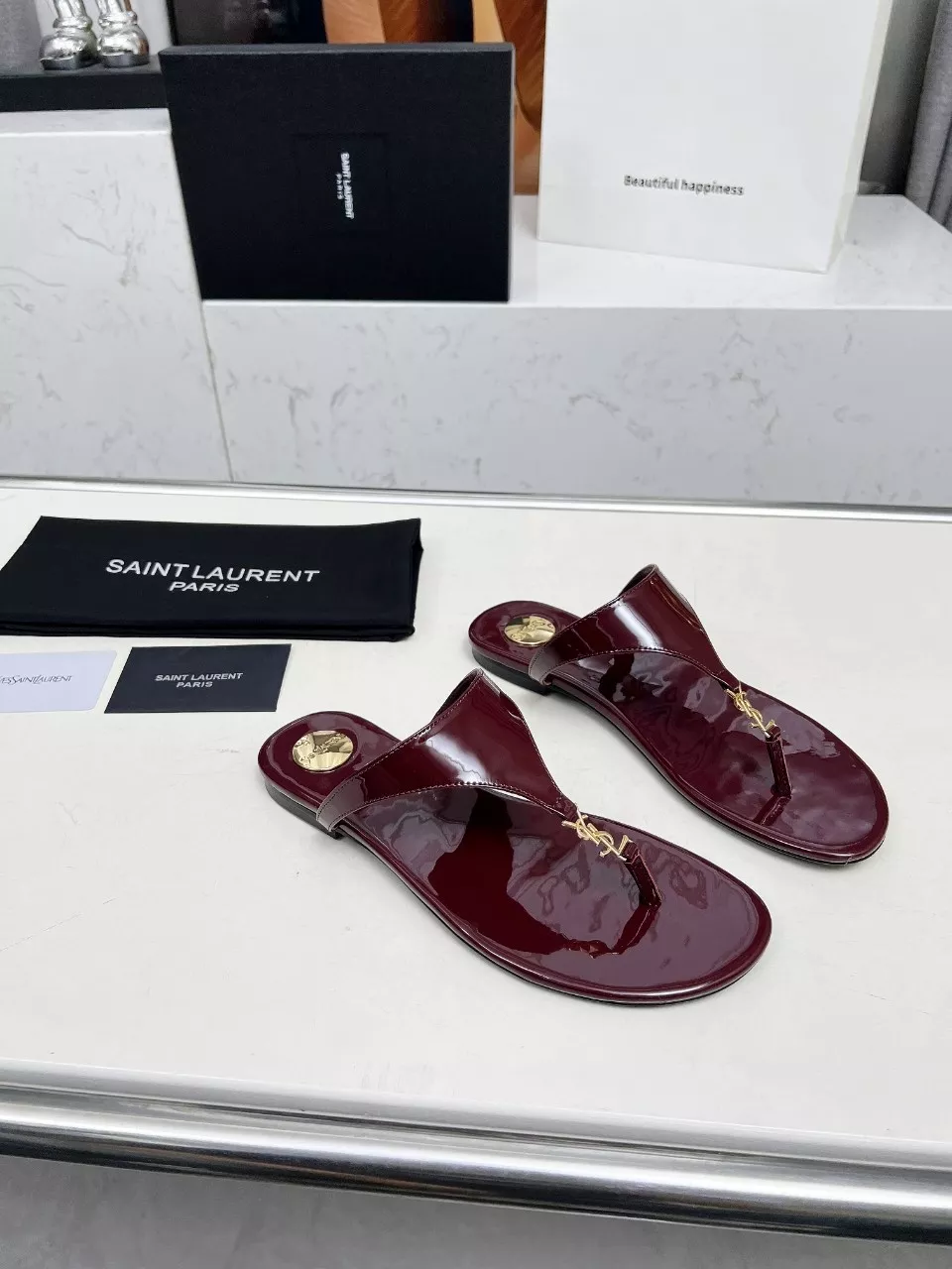Classic 6355 Yves Saint Laurent YSL Slippers For Women