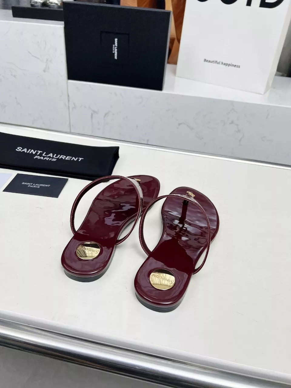 Classic 6355 Yves Saint Laurent YSL Slippers For Women