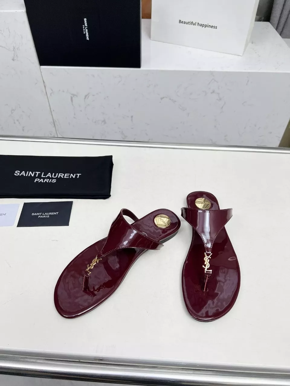 Classic 6355 Yves Saint Laurent YSL Slippers For Women