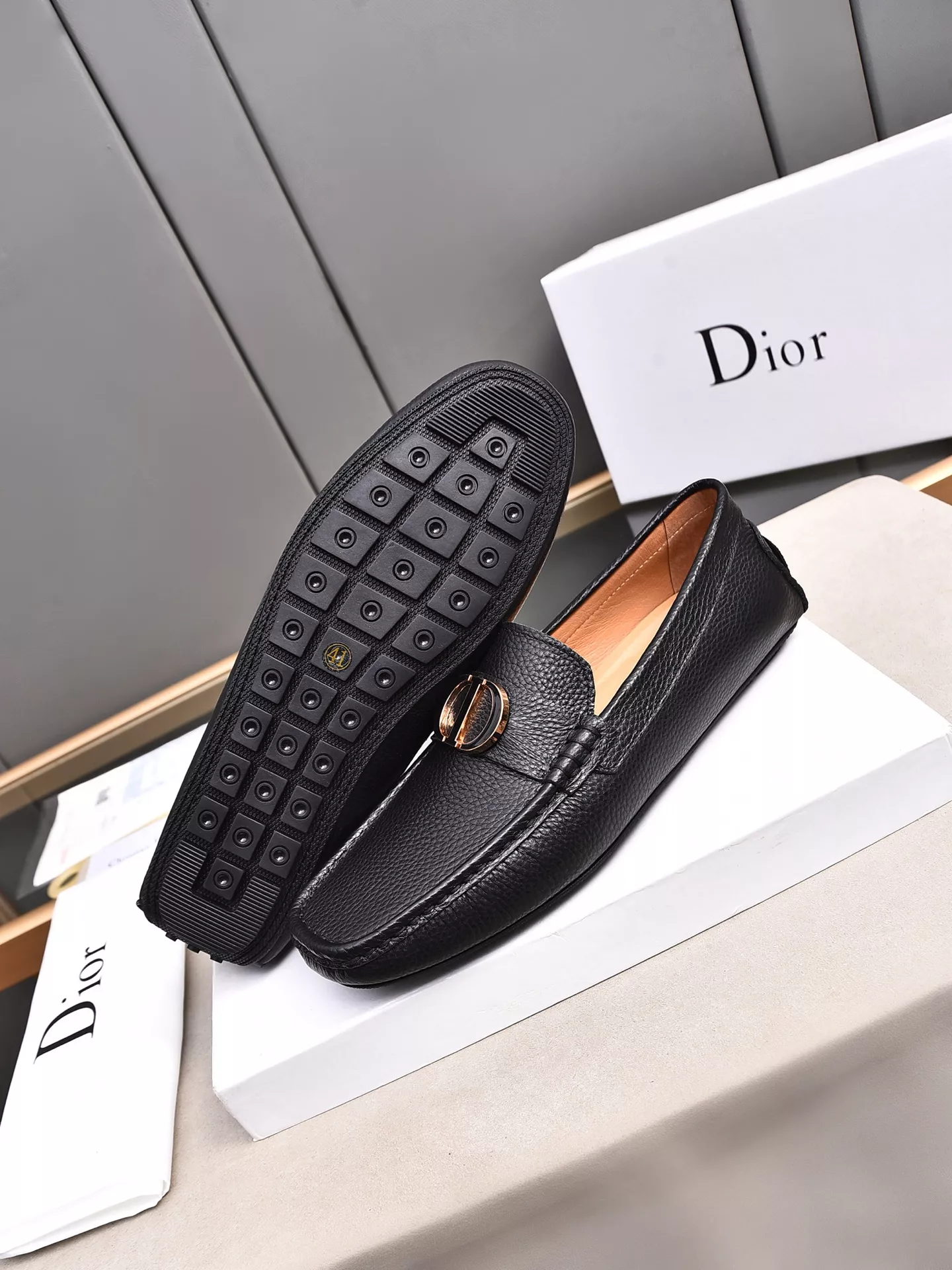 Classic 6669 Christian Dior Leather Shoes For Men