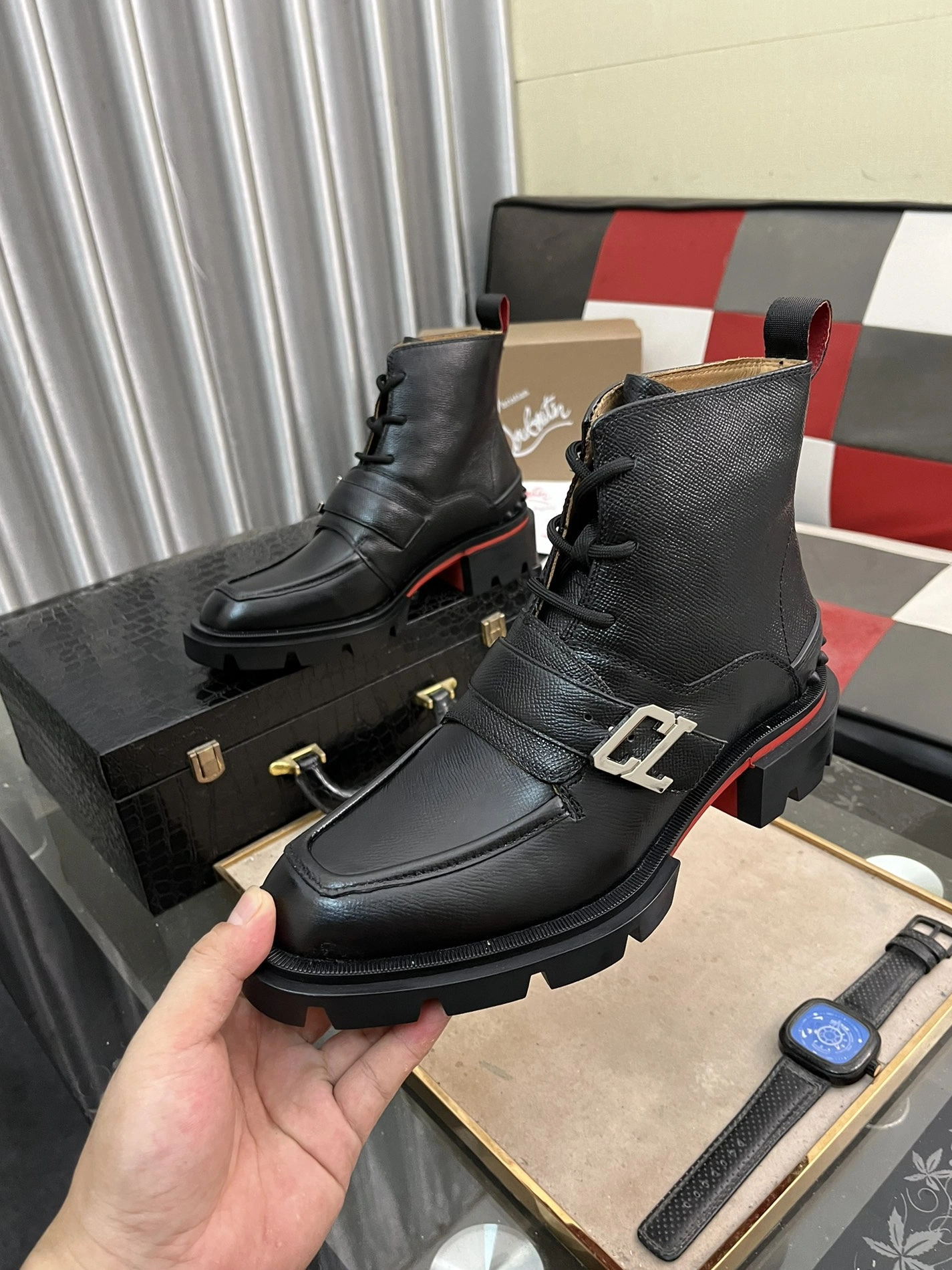 Classic 6869 Christian Louboutin Boots For Men