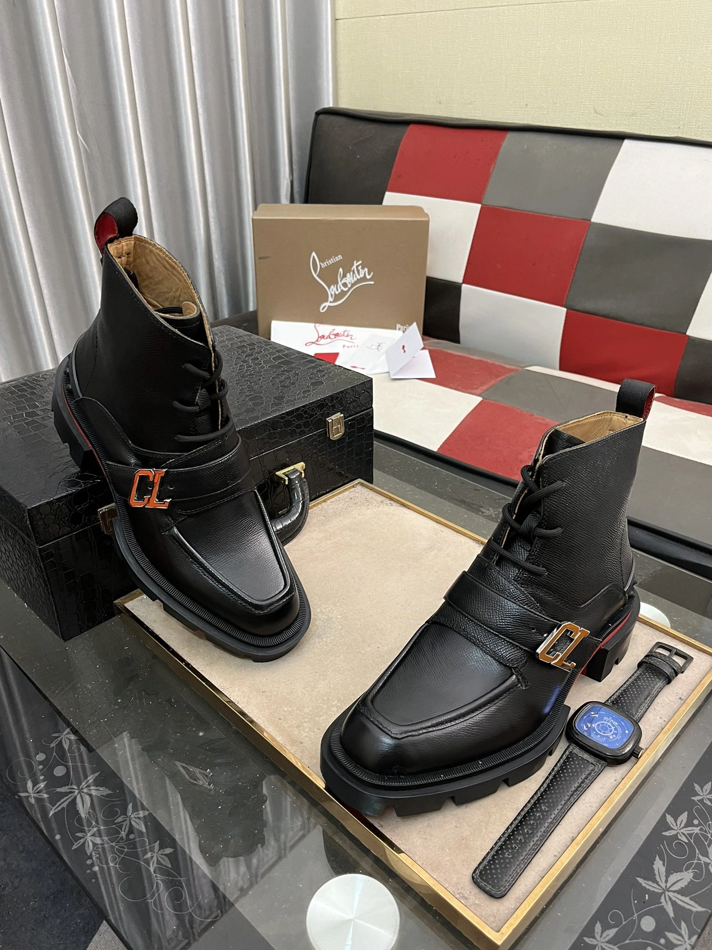 Classic 6869 Christian Louboutin Boots For Men