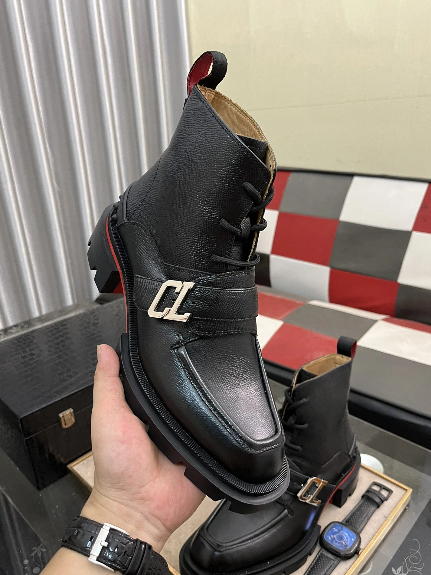 Classic 6869 Christian Louboutin Boots For Men