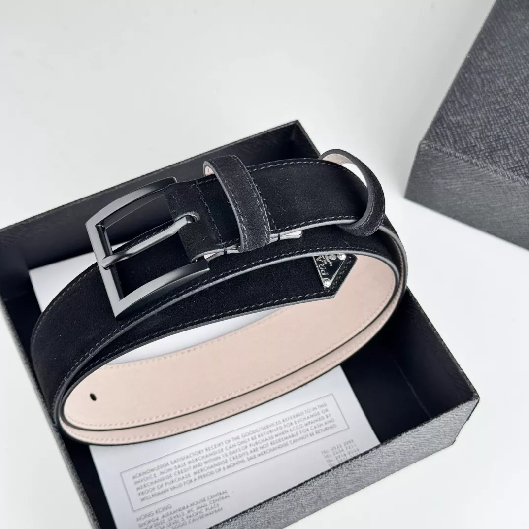 Classic 7080 Prada AAA Quality Belts In 3.5cm For Unisex