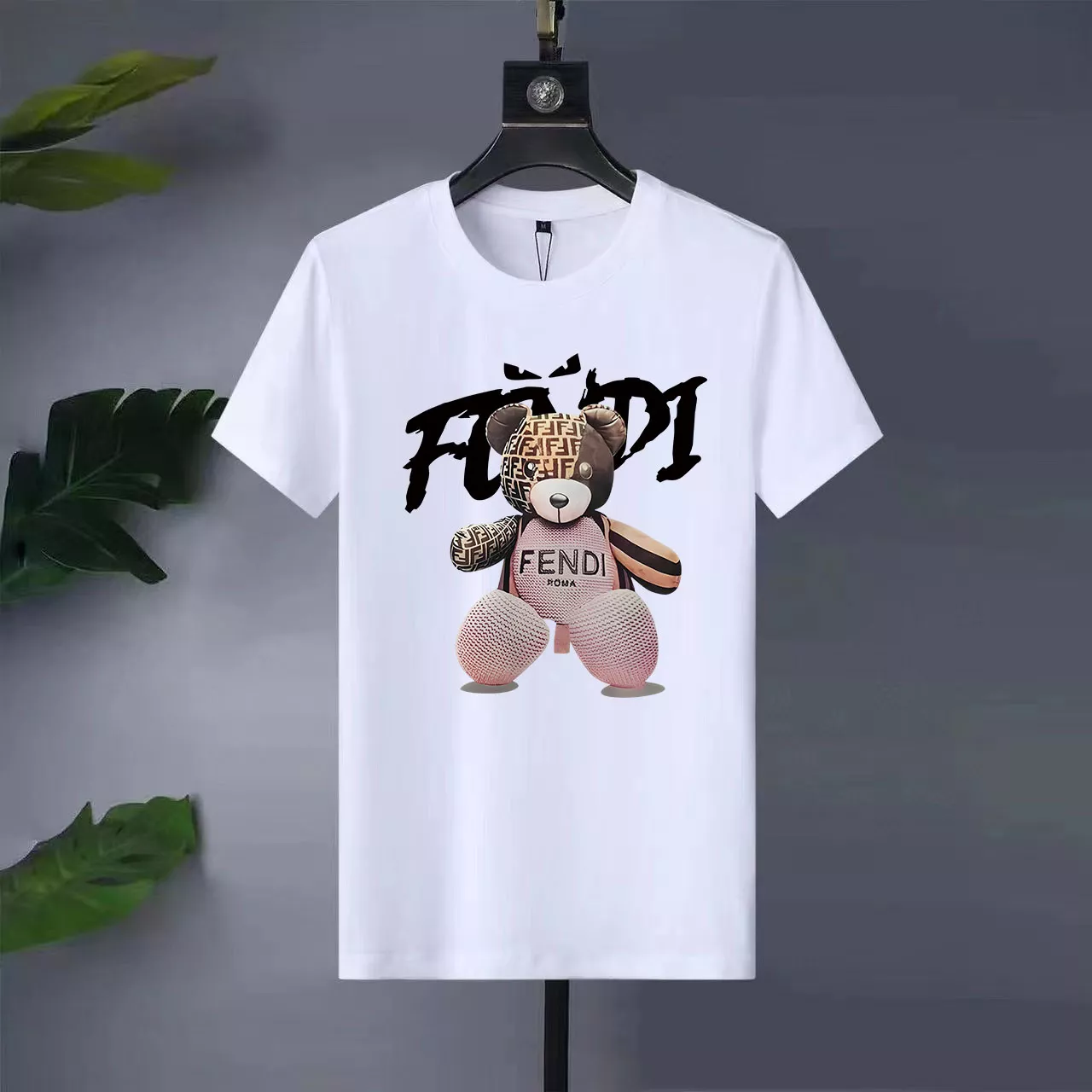 Classic 7413 Fendi T-Shirts Short Sleeved For Men