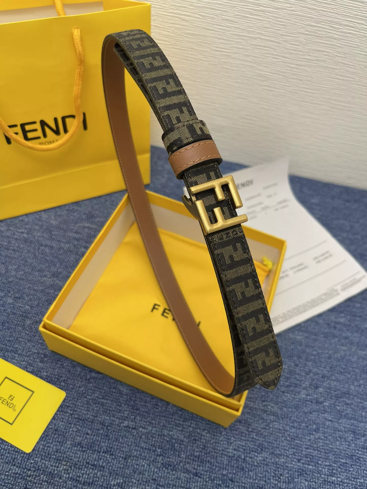 Classic 7477 Fendi AAA Quality Belts In 2.0cm For Women