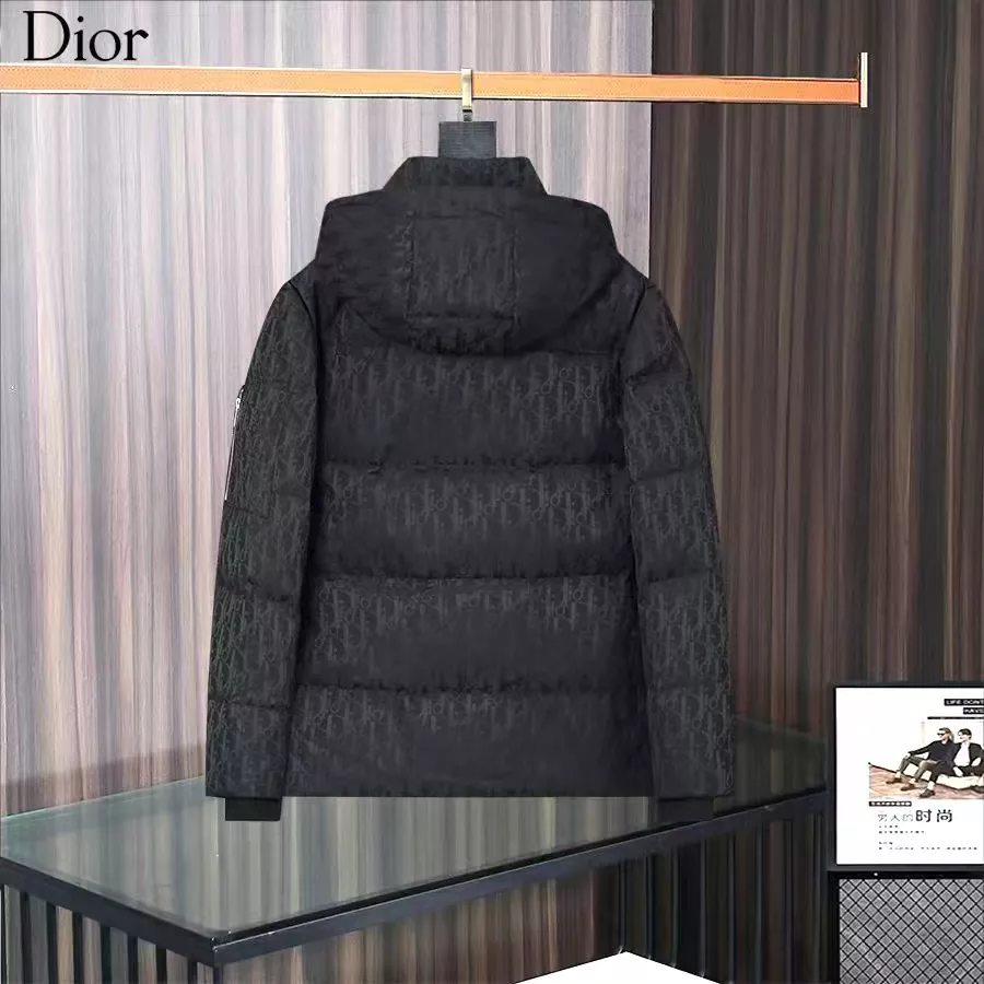 Classic 7808 Christian Dior Down Feather Coat Long Sleeved For Men