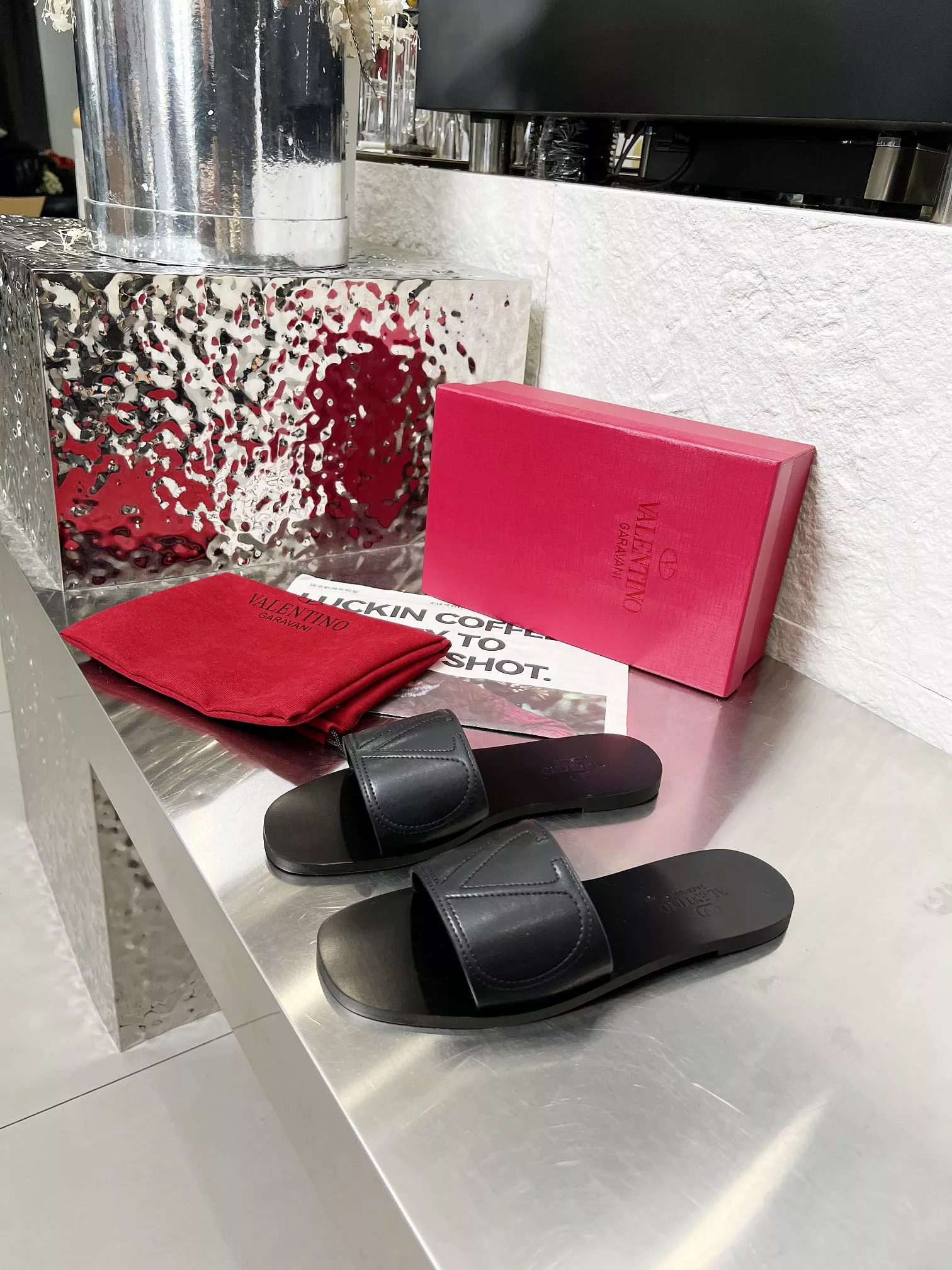 Classic 8028 Valentino Slippers For Women