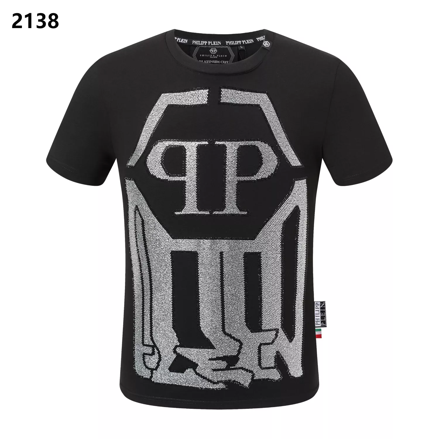 Classic 8076 Philipp Plein PP T-Shirts Short Sleeved For Men
