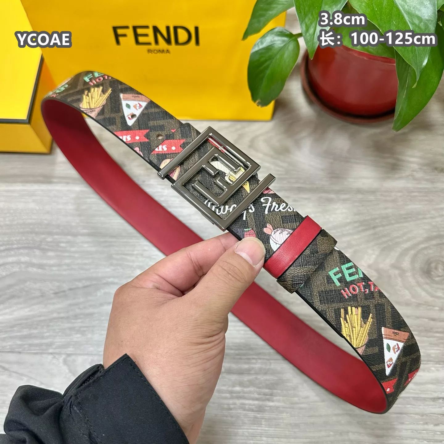 Classic 8395 Fendi AAA Quality Belts For Men