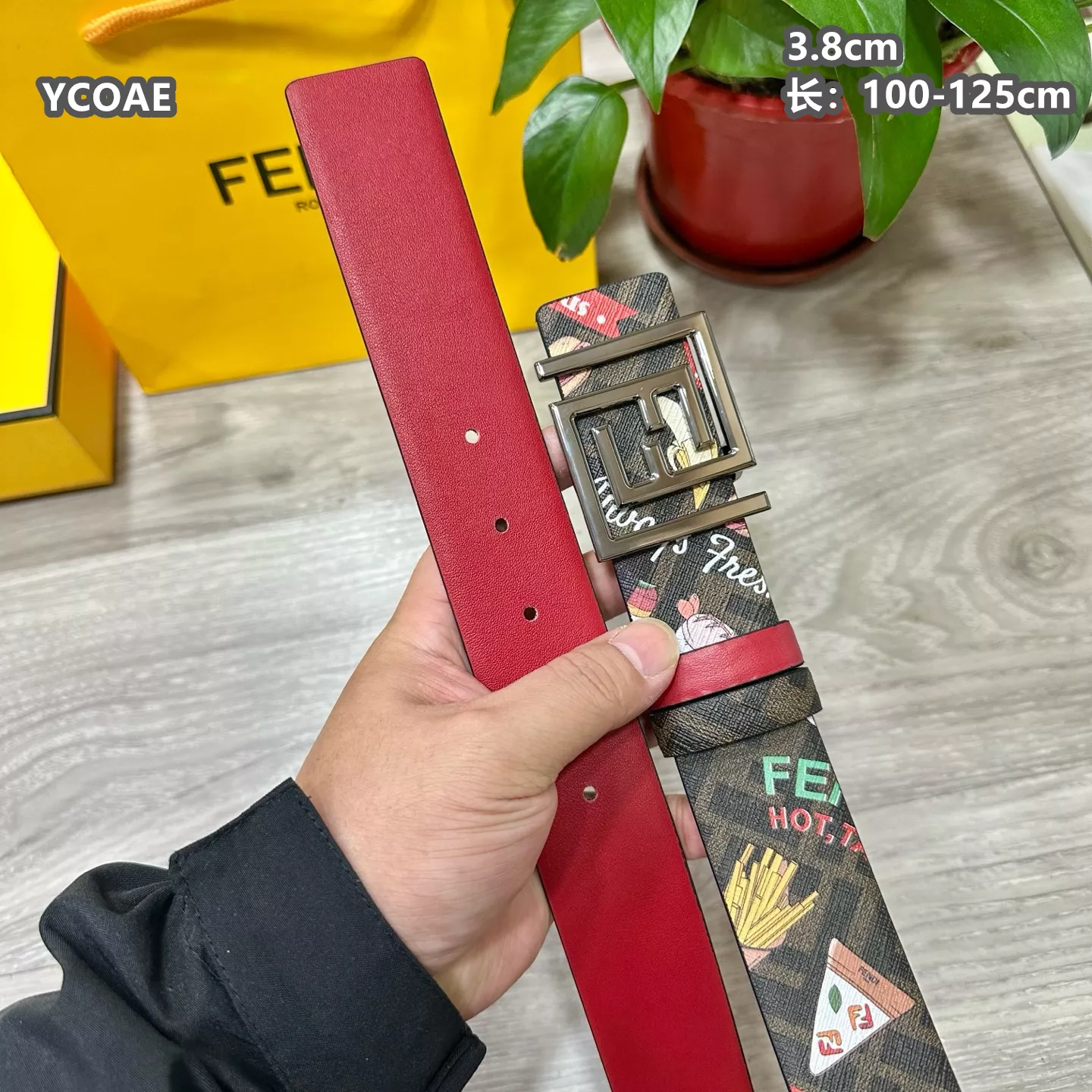 Classic 8395 Fendi AAA Quality Belts For Men