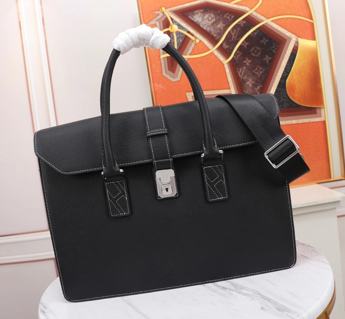 Classic 8529 Hermes AAA Man Handbags