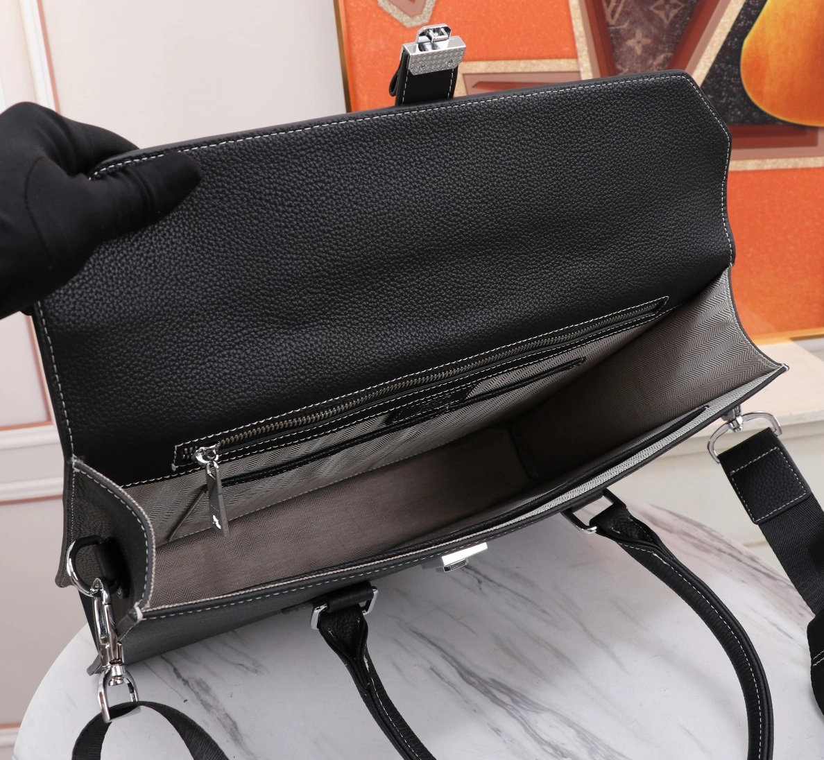 Classic 8529 Hermes AAA Man Handbags