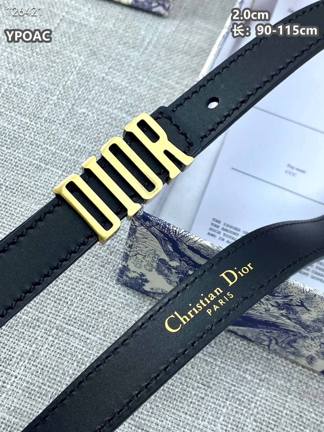 Classic 943 Christian Dior AAA Quality Belts For Women