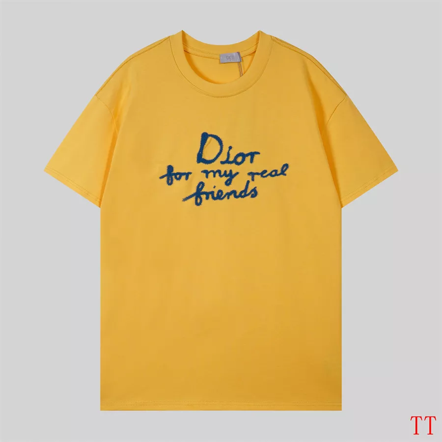 Classic 9504 Christian Dior T-Shirts Short Sleeved For Unisex