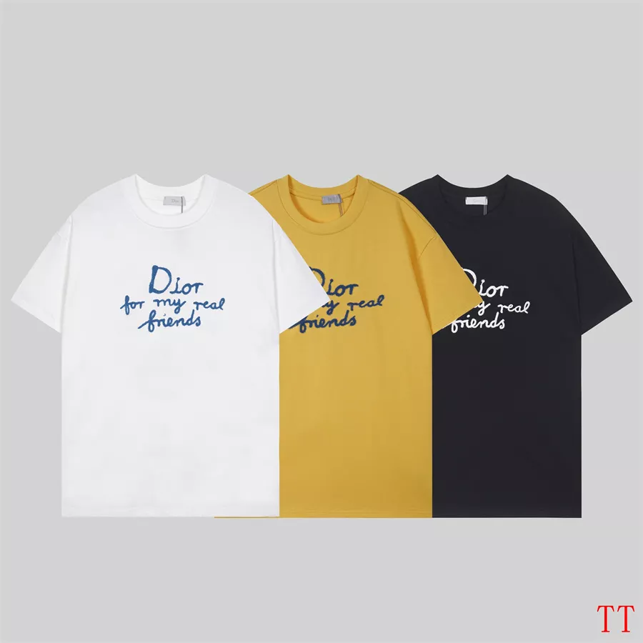 Classic 9504 Christian Dior T-Shirts Short Sleeved For Unisex