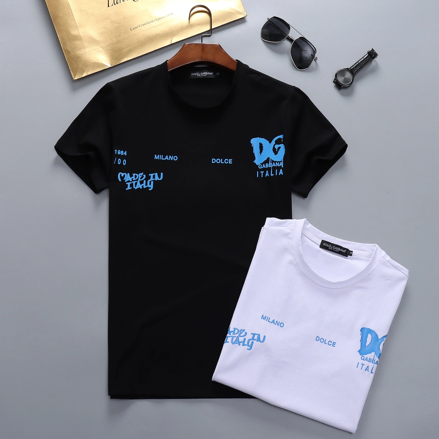 Classic 9897 Dolce & Gabbana D&G T-Shirts Short Sleeved For Men