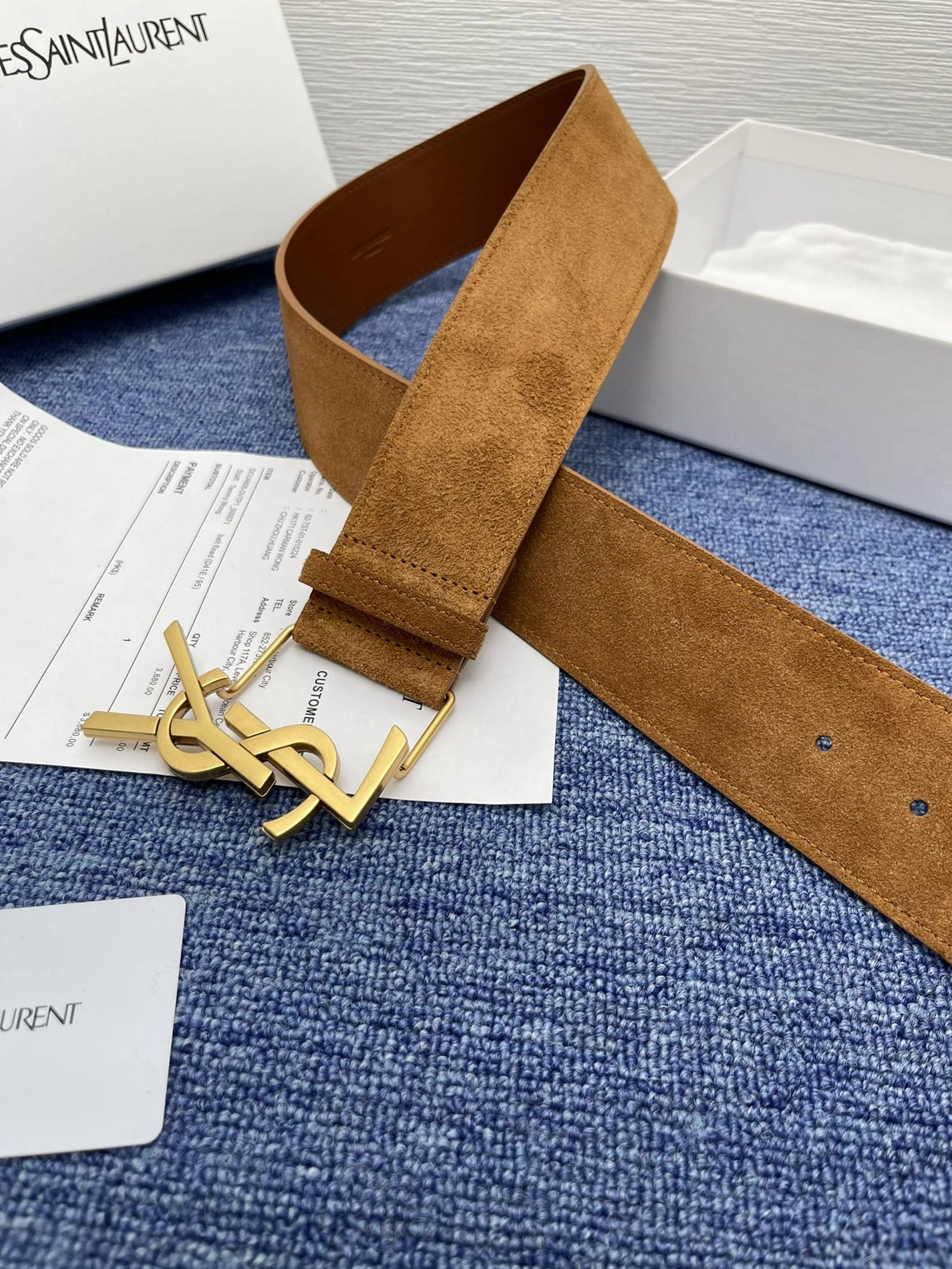 Classic 9962 Yves Saint Laurent AAA Quality Belts For Women