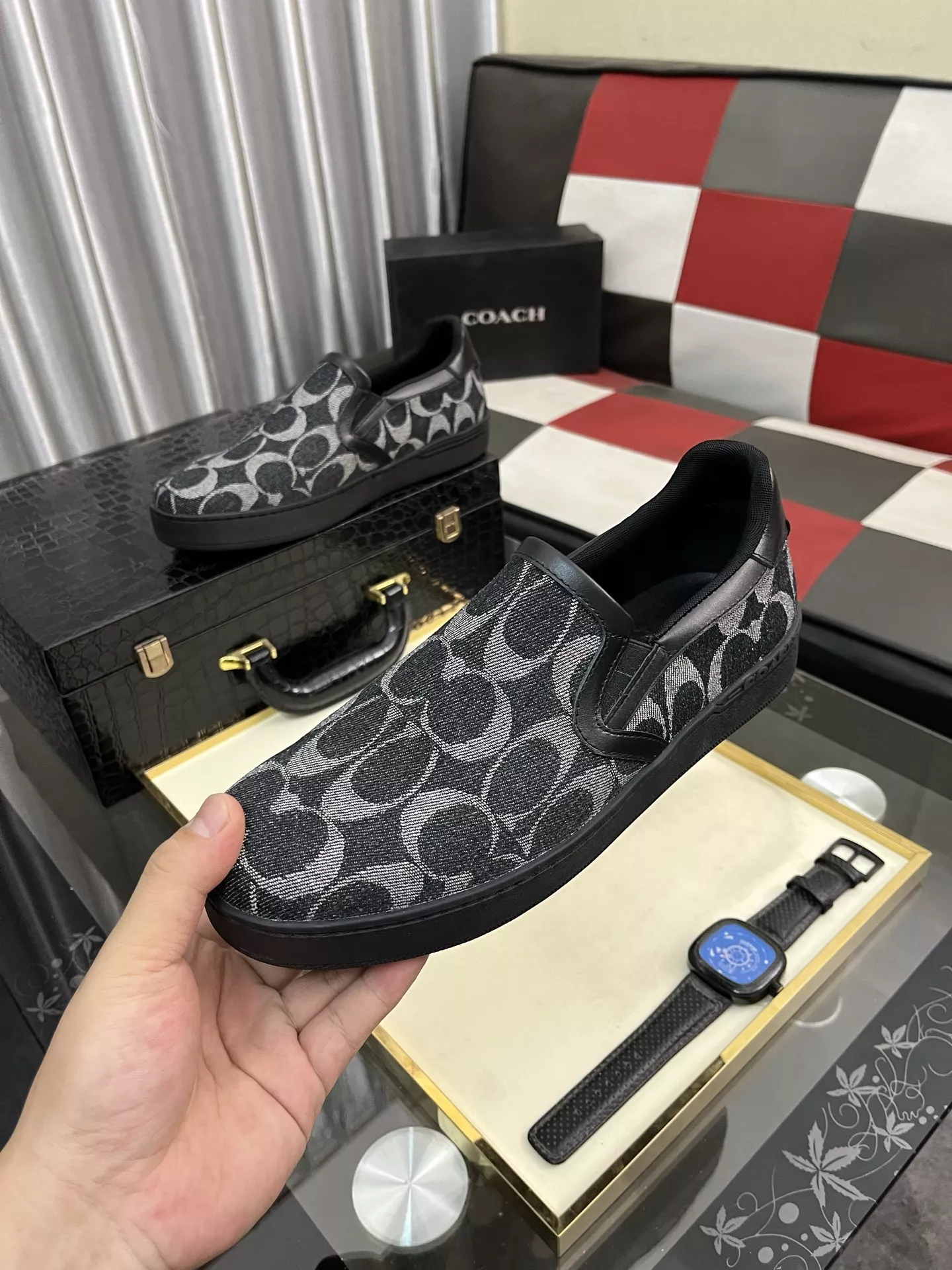 Coach Fashion Shoes For Men Elegant 5347