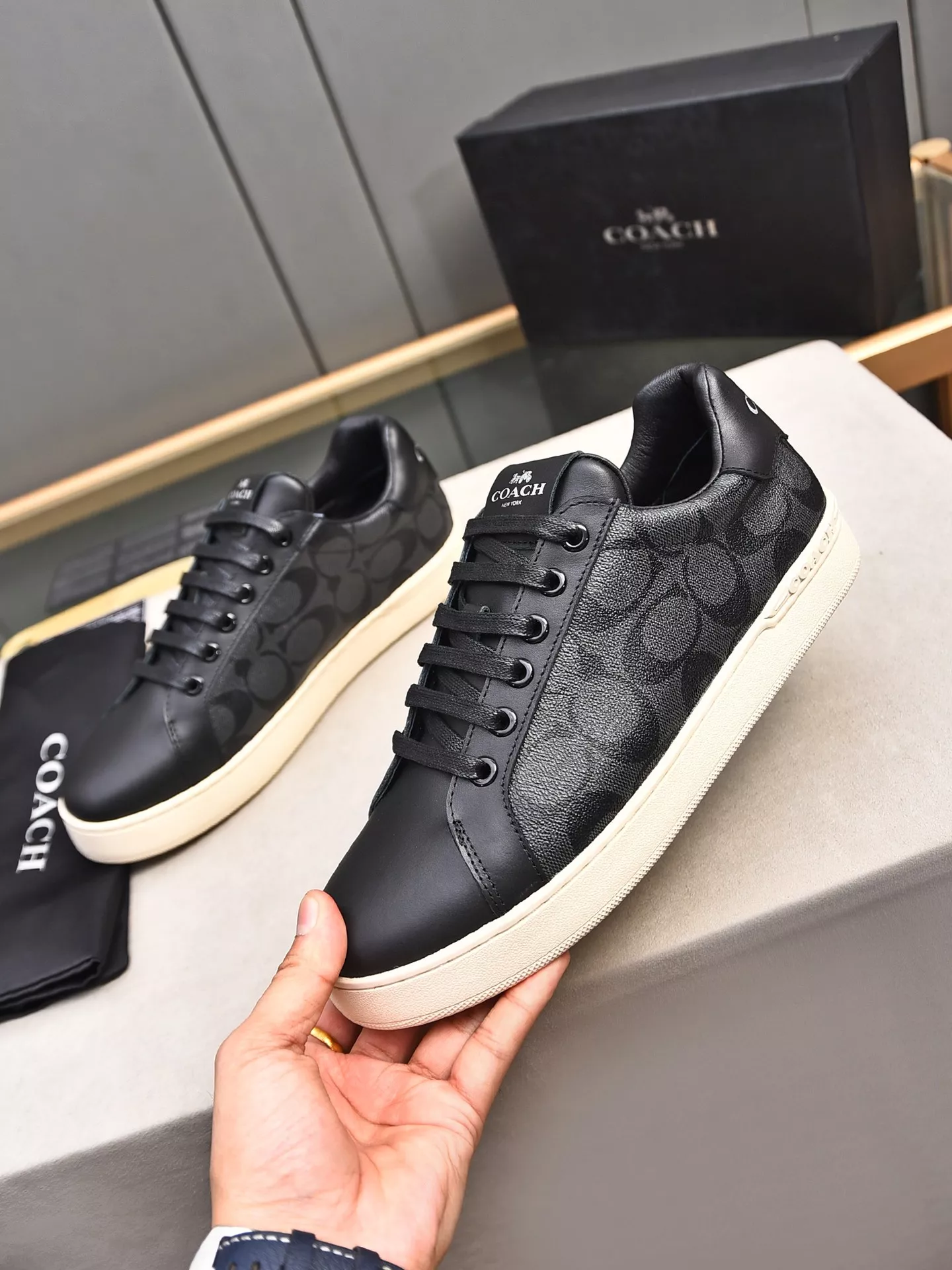 Coach Fashion Shoes For Men Practical 7185