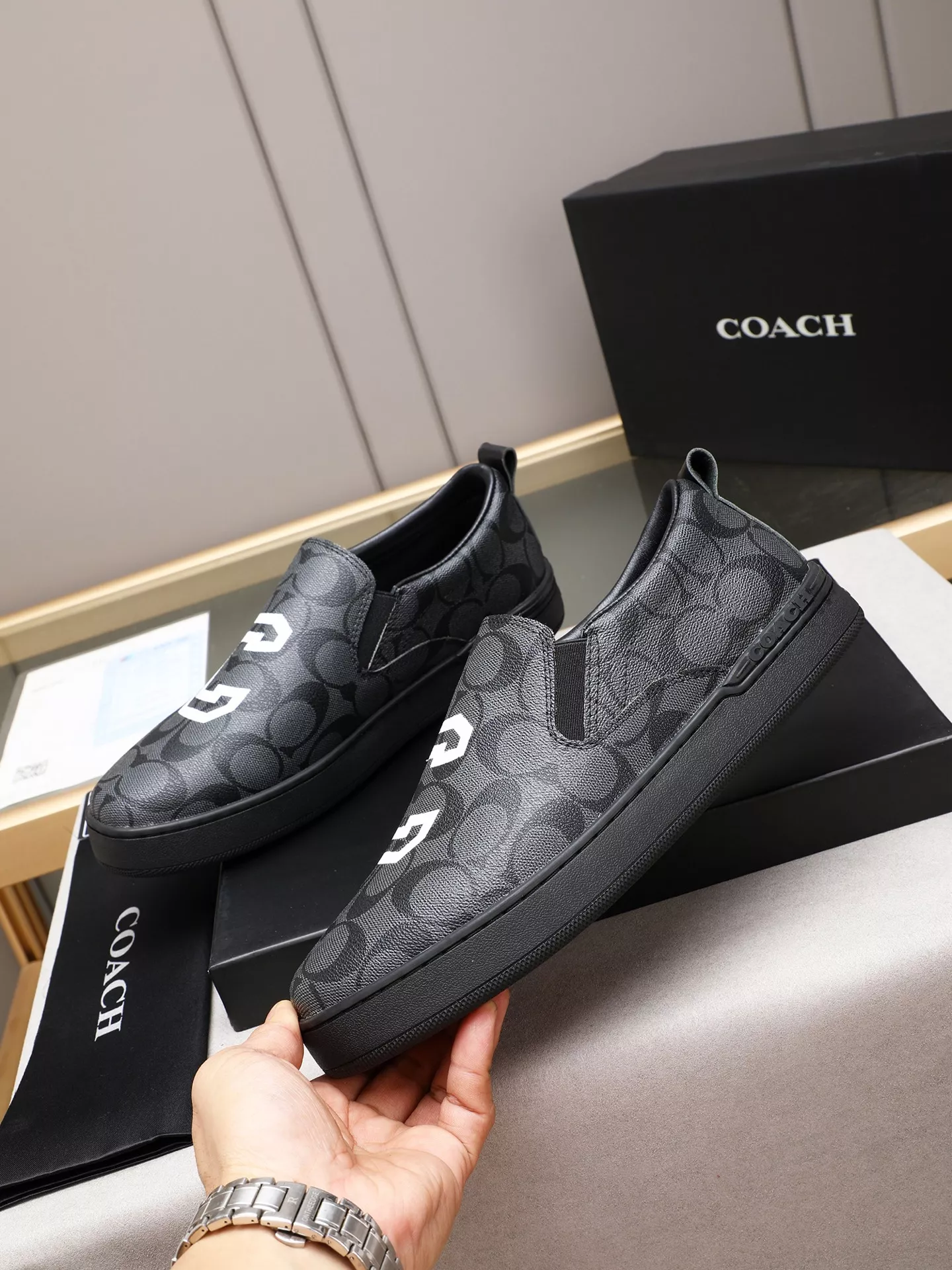 Coach Fashion Shoes For Men Stylish 4954