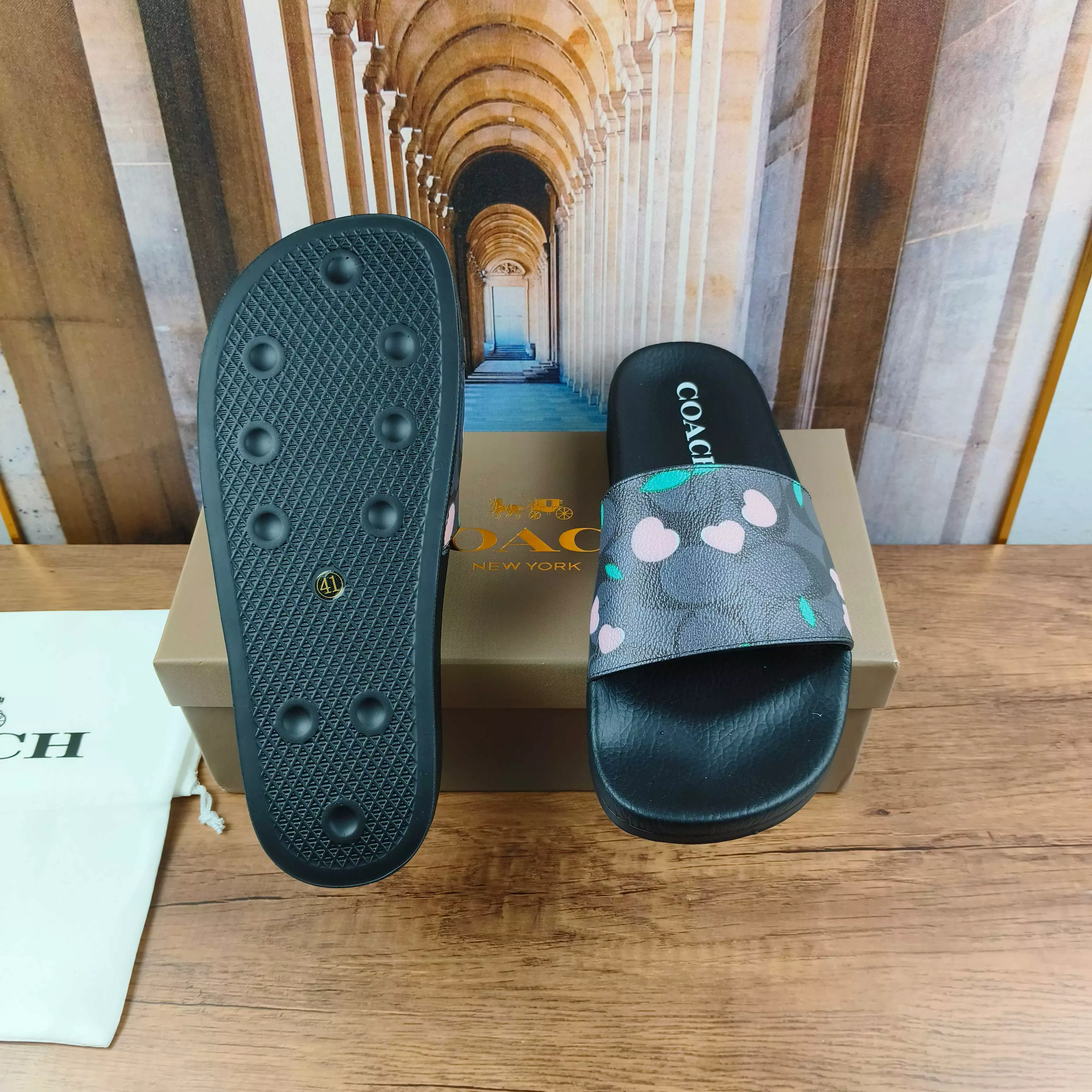 Coach Slippers For Men Comfortable 4881