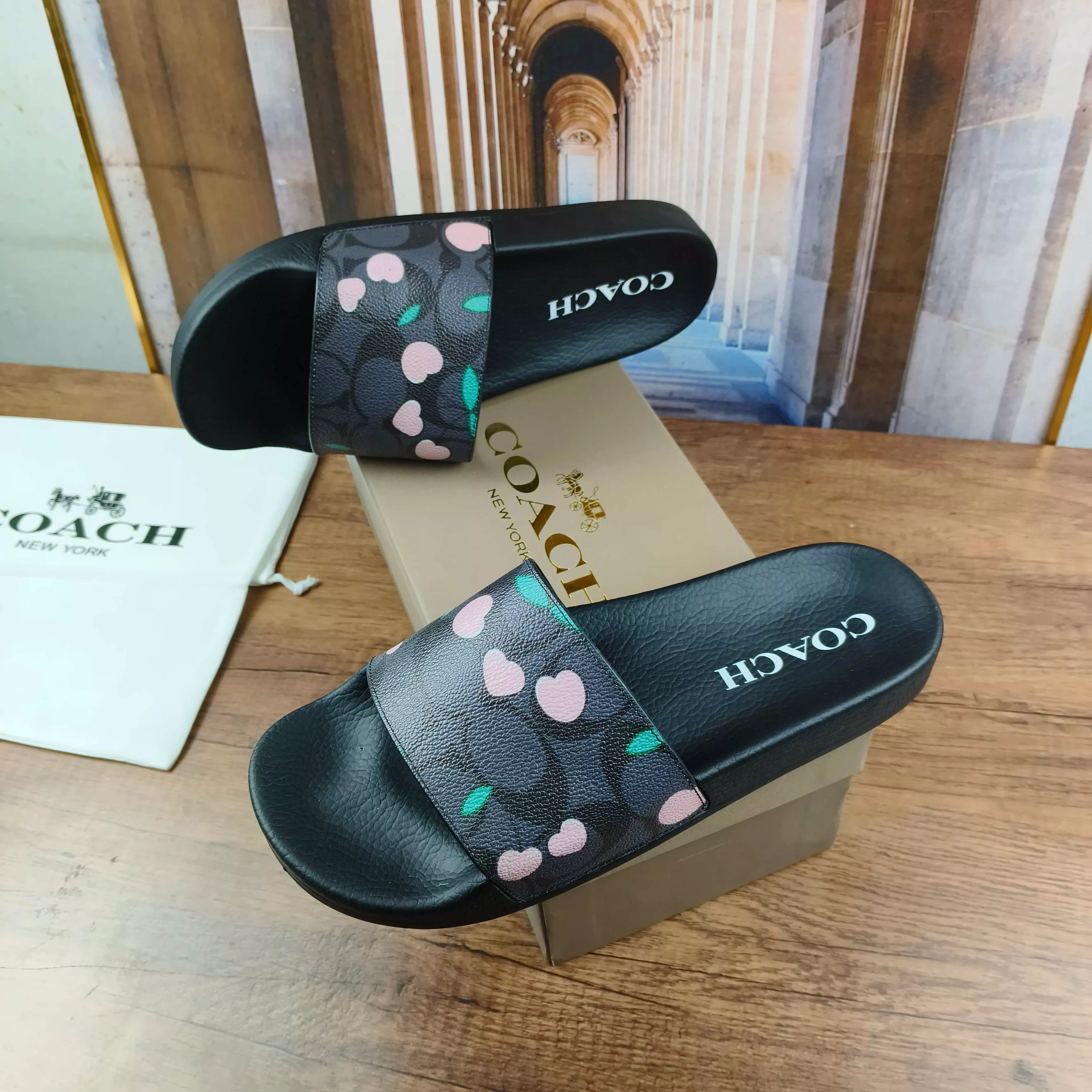 Coach Slippers For Men Comfortable 4881