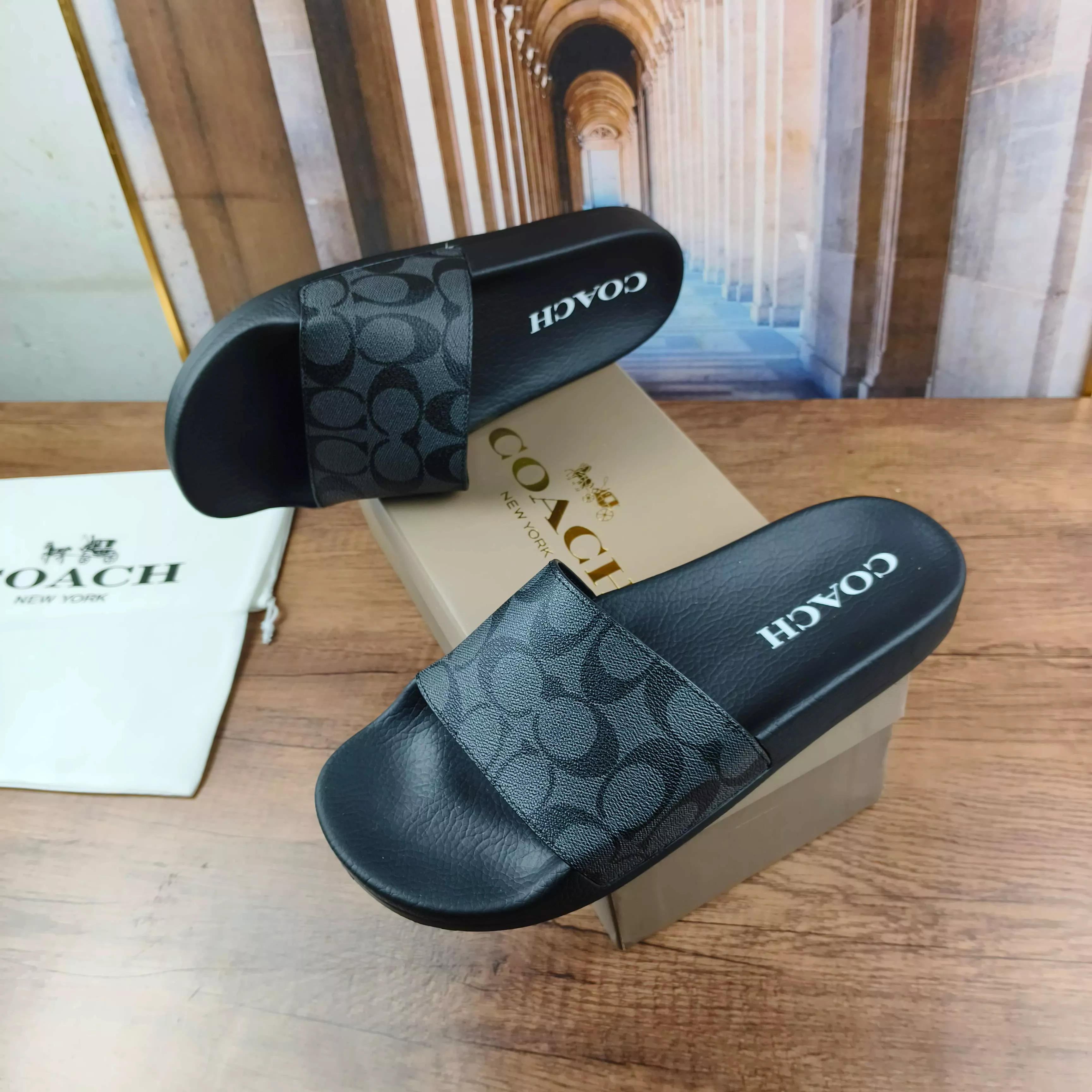 Coach Slippers For Men Flexible 1890