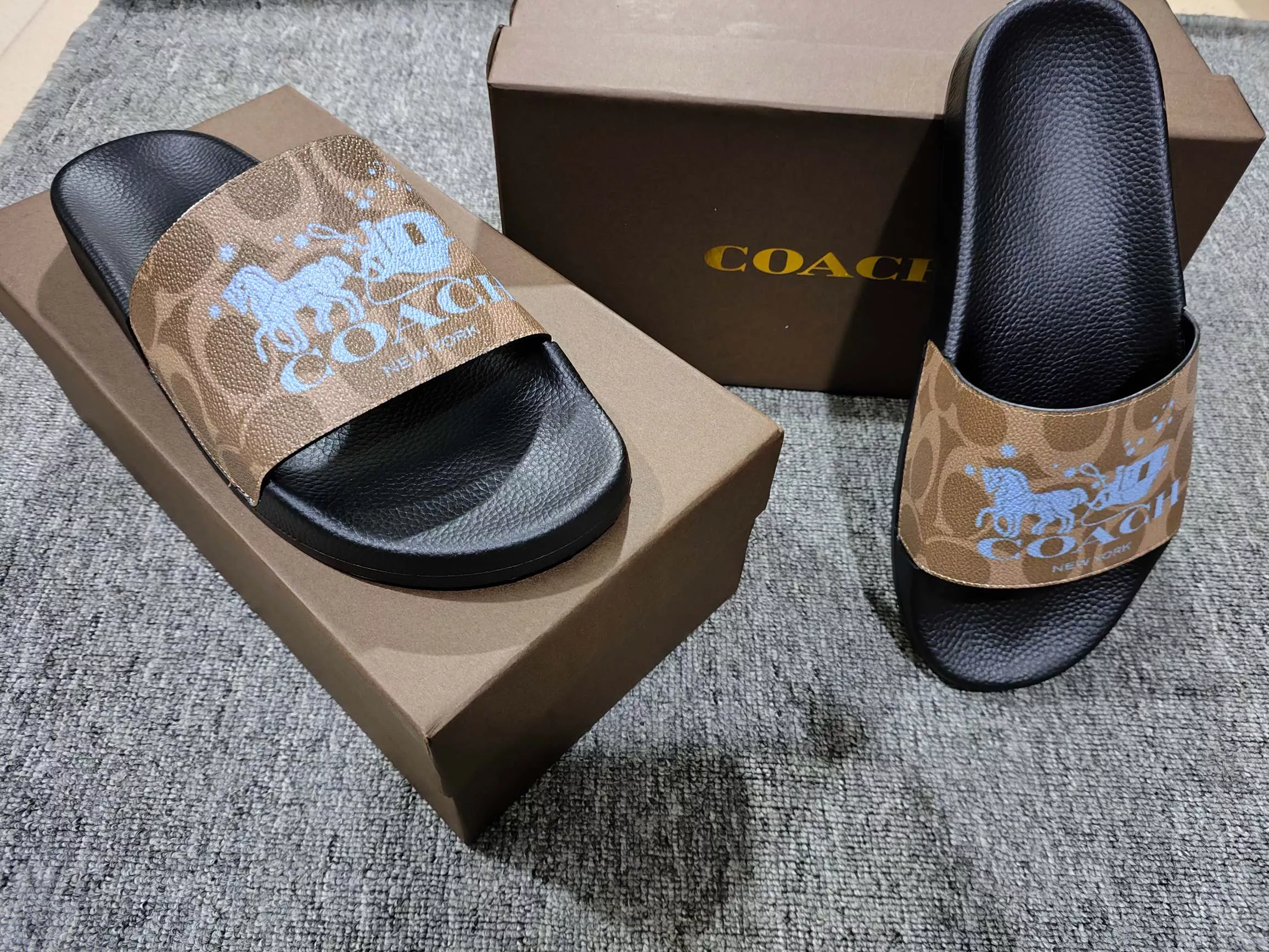 Coach Slippers For Men Vibrant 6605
