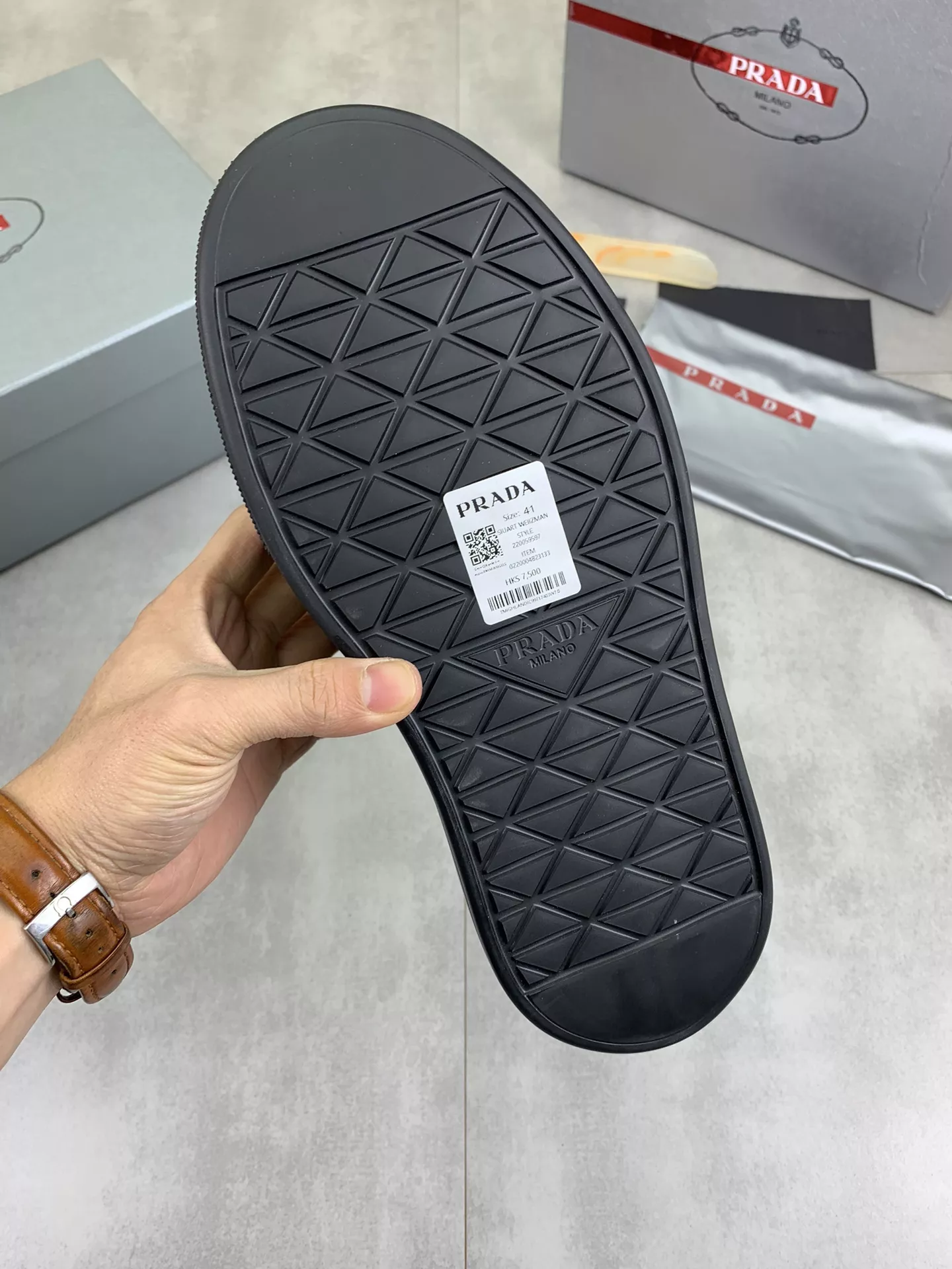 Comfortable 109 Prada High Top Shoes For Men